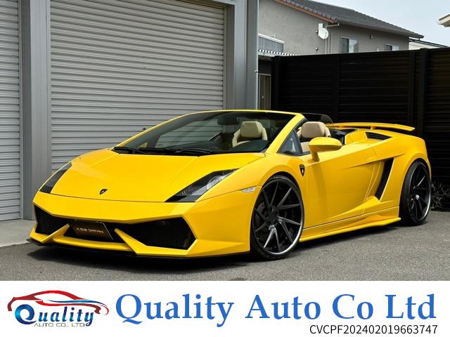 LAMBORGHINI GALLARDO SPYDER E-GEAR 4WD | 2008 | Yellow | 32000km 